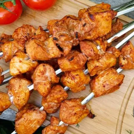 Schaschlik vom Hähnchen